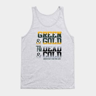 Green & Gold Tank Top